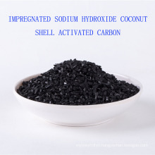 Impregnated Sodium hydroxide coconut shell activated carbon for acid air purification